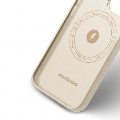Dėklas Dux Ducis Roma leather case for iPhone 13 Pro Baltas 3