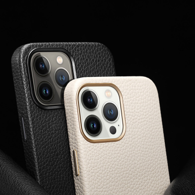 Dėklas Dux Ducis Roma leather case for iPhone 13 Pro Max Juodas 6