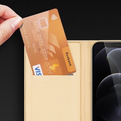 Atverčiamas dėklas Dux Ducis Skin Pro iPhone 13 Pro Max mėlynas 17 Atverčiamas dėklas Dux Ducis Skin Pro iPhone 13 Pro Max mėlynas 17