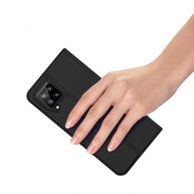 Dux Ducis Skin Pro atverčiamas dėklas Samsung Galaxy A42 5G juodas 6
