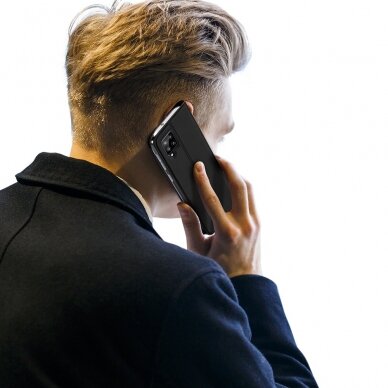 Dux Ducis Skin Pro atverčiamas dėklas Samsung Galaxy A42 5G juodas 8