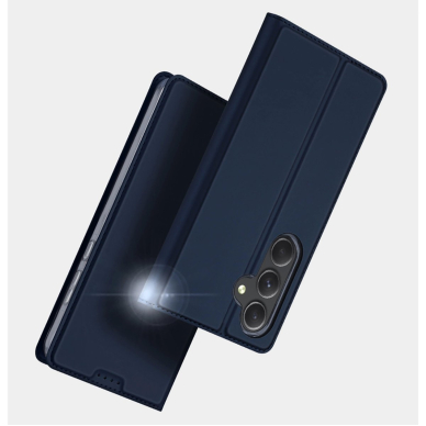 Samsung Galaxy A55 5G – Dux Ducis Skin Pro dėklas su atvartu ir kortelių skyriumi - Mėlynas 14