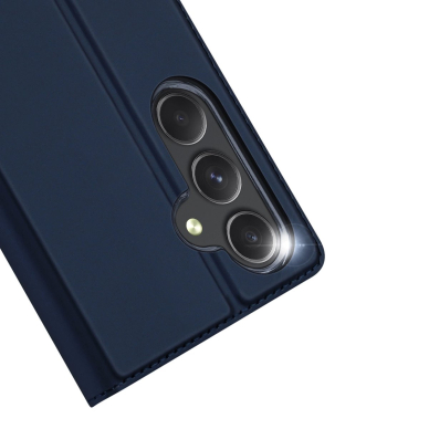 Samsung Galaxy A55 5G – Dux Ducis Skin Pro dėklas su atvartu ir kortelių skyriumi - Mėlynas 3