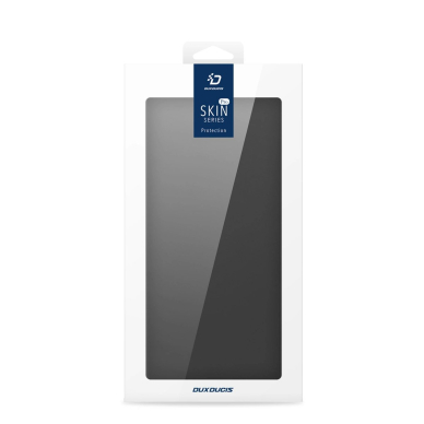 Samsung Galaxy S25 Edge – Dux Ducis Skin Pro dėklas su atvartu ir kortelių skyriumi - Juodas 9