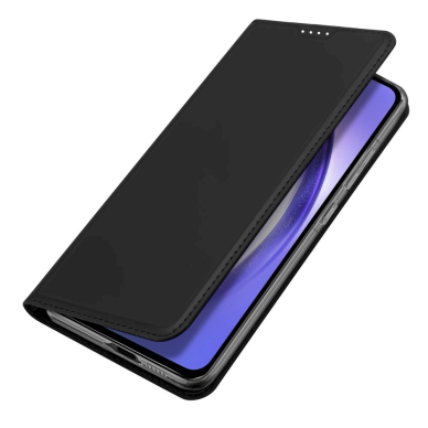 Samsung Galaxy A55 5G – Dux Ducis Skin Pro dėklas su atvartu ir kortelių skyriumi - Juodas 1