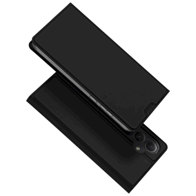 Samsung Galaxy A55 5G – Dux Ducis Skin Pro dėklas su atvartu ir kortelių skyriumi - Juodas 5