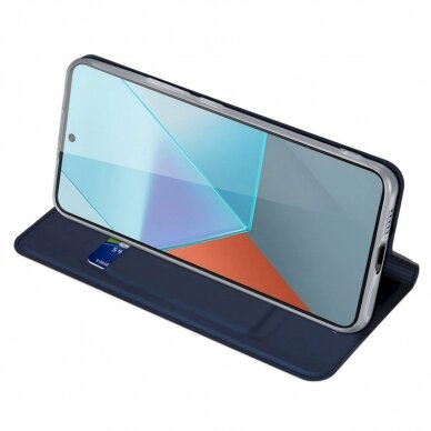 Dėklas Dux Ducis Skin Pro case with flap and card slot for Xiaomi Redmi Note 13 Pro 5G - Mėlnyas 4