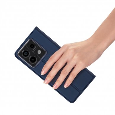 Dėklas Dux Ducis Skin Pro case with flap and card slot for Xiaomi Redmi Note 13 Pro 5G - Mėlnyas 6