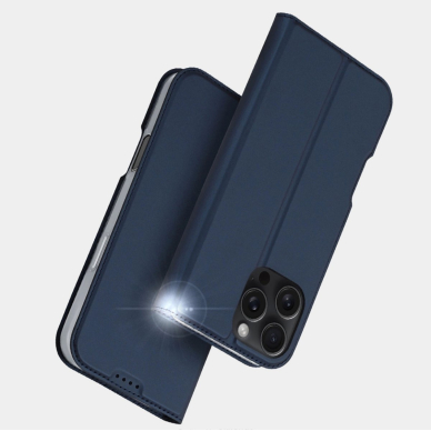 Dėklas dux Ducis Skin Pro iPhone 16 Pro Max su vieta kortelėms - Mėlynas 12 Dėklas dux Ducis Skin Pro iPhone 16 Pro Max su vieta kortelėms - Mėlynas 12