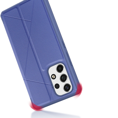 Atverčiamas dėklas DUX DUCIS Skin X Holster Samsung Galaxy A73 Mėlynas 6 Atverčiamas dėklas DUX DUCIS Skin X Holster Samsung Galaxy A73 Mėlynas 6