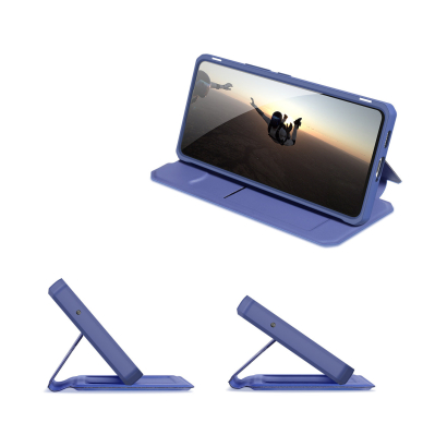 Atverčiamas dėklas DUX DUCIS Skin X Holster Samsung Galaxy A73 Mėlynas 7 Atverčiamas dėklas DUX DUCIS Skin X Holster Samsung Galaxy A73 Mėlynas 7