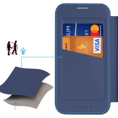 Dux Ducis Skin X Pro dėklas Samsung Galaxy A36 5G / A56 5G - mėlynas 3