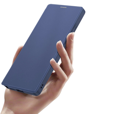 Samsung Galaxy S25 Ultra Dux Ducis Skin X Pro dėklas su MagSafe ir pinigine - mėlynas 7