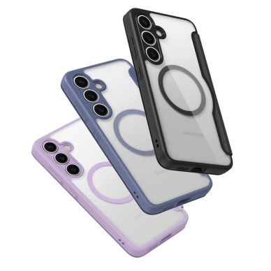 Dux Ducis Skin X Pro Dėklas skirtas Samsung Galaxy S25 with MagSafe and Piniginės tipo - Juodas 12