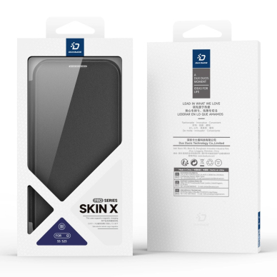 Dux Ducis Skin X Pro Dėklas skirtas Samsung Galaxy S25 with MagSafe and Piniginės tipo - Juodas 13