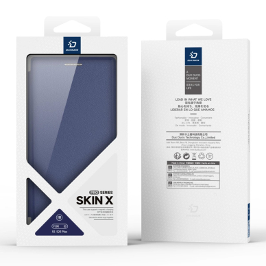 Dux Ducis Skin X Pro Dėklas skirtas Samsung Galaxy S25+ with MagSafe and Piniginės tipo - Mėlynas 13
