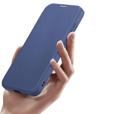 Dux Ducis Skin X Pro Dėklas skirtas Samsung Galaxy S25 with MagSafe and Piniginės tipo - Mėlynas 6