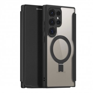 Dėklas Dux Ducis Skin X Pro case with flap and magnetic ring for Samsung S24 Ultra - Juodas 1