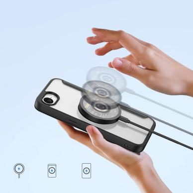 Dux Ducis Skin X Pro dėklas su MagSafe iPhone 16E - juodas 3