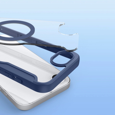 Dux Ducis Skin X Pro dėklas su MagSafe iPhone 16E - mėlynas 10