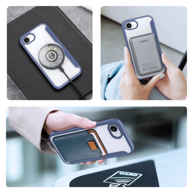 Dux Ducis Skin X Pro dėklas su MagSafe iPhone 16E - mėlynas 5