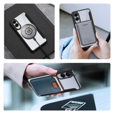 Samsung Galaxy S25 Edge Dux Ducis Skin X Pro dėklas su MagSafe - juodas 3