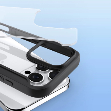 Atverčiamas Dėklas Dux Ducis Skin X Pro iPhone 16 Pro MagSafe and Flip Cover - Juodas 8 Atverčiamas Dėklas Dux Ducis Skin X Pro iPhone 16 Pro MagSafe and Flip Cover - Juodas 8