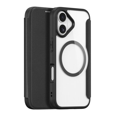 iPhone 17 Dux Ducis Skin X Pro dėklas su pinigine, suderinamas su MagSafe – juodas iPhone 17 Dux Ducis Skin X Pro dėklas su pinigine, suderinamas su MagSafe – juodas