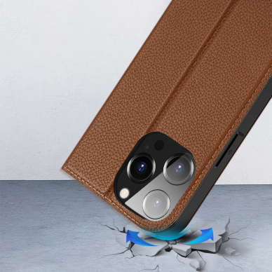 Dėklas Dux Ducis Skin X2 case for iPhone 14 Pro Rudas 12 Dėklas Dux Ducis Skin X2 case for iPhone 14 Pro Rudas 12