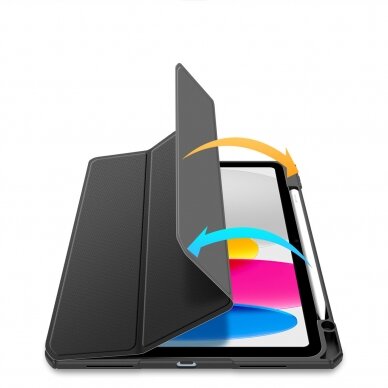 Dėklas Dux Ducis Toby iPad 10.9 2022 (10 gen.) Juodas 9