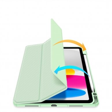 Dėklas Dux Ducis Toby iPad 10.9 2022 (10 gen.) Žalias 9