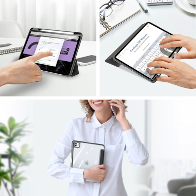 Dux Ducis Toby case with flap and stand for iPad Pro 11" 2024 - black 10 Dux Ducis Toby case with flap and stand for iPad Pro 11" 2024 - black 10