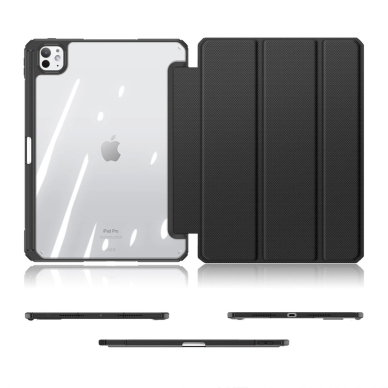 Dux Ducis Toby case with flap and stand for iPad Pro 11" 2024 - black 6 Dux Ducis Toby case with flap and stand for iPad Pro 11" 2024 - black 6