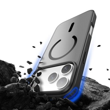 iPhone 17 Pro Max dėklas Dux Ducis Yind, MagSafe – juodas 7 iPhone 17 Pro Max dėklas Dux Ducis Yind, MagSafe – juodas 7