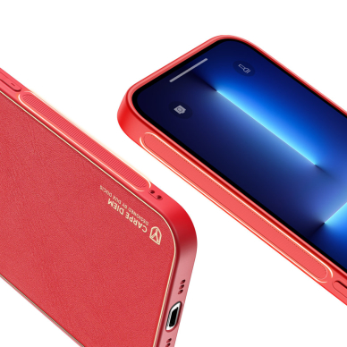Dėklas Dux Ducis Yolo iPhone 13 Pro Raudonas 5