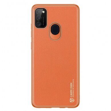 Dėklas Dux Ducis Yolo elegant TPU+PU Samsung Galaxy M30s Oranžinis Dėklas Dux Ducis Yolo elegant TPU+PU Samsung Galaxy M30s Oranžinis