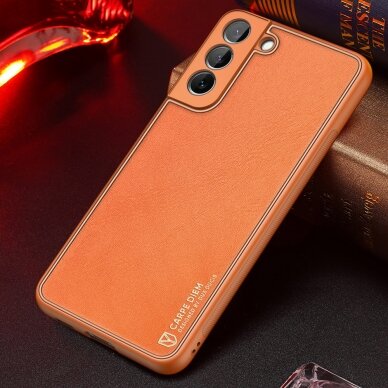 Dėklas Dux Ducis Yolo elegant Samsung Galaxy S22 Plus Oranžinis 13