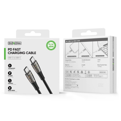 Duzzona A6 60W USB C to USB C Transparent 2