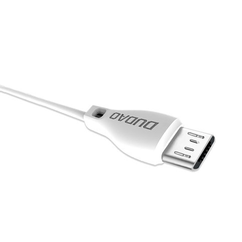 Dudao micro USB data charging kabelis 2.4A 2m baltas (L4M 2m baltas) 1 Dudao micro USB data charging kabelis 2.4A 2m baltas (L4M 2m baltas) 1
