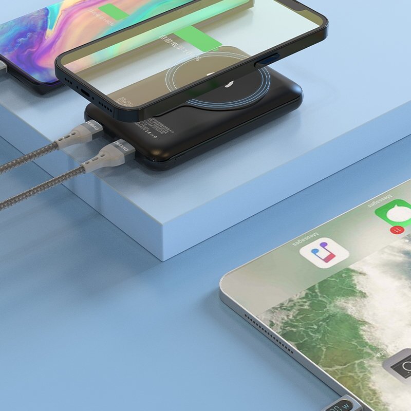 Išorinė Baterija Dudao TGK1 15W 10000mAh Juoda (TGK1) 5 Išorinė Baterija Dudao TGK1 15W 10000mAh Juoda (TGK1) 5