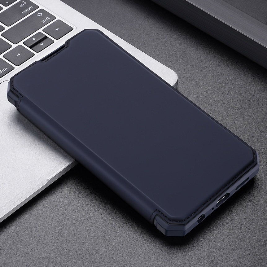 Atverčiamas dėklas DUX DUCIS Skin X Samsung Galaxy A72 4G Tamsiai mėlynas 12 Atverčiamas dėklas DUX DUCIS Skin X Samsung Galaxy A72 4G Tamsiai mėlynas 12