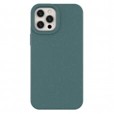 Dėklas Eco iPhone 12 Pro Max Silicone Cover Žalias