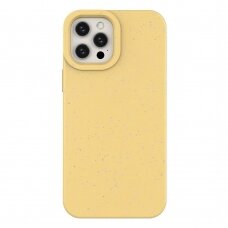 Dėklas Eco iPhone 12 Pro Max Geltonas