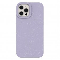 Dėklas Eco iPhone 12 Pro Max Silicone Cover Violetinis