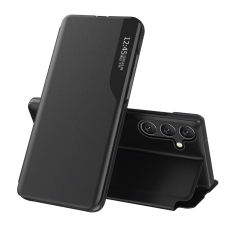 Eco leather view pastatymo funkcija Samsung Galaxy A36 - juodas
