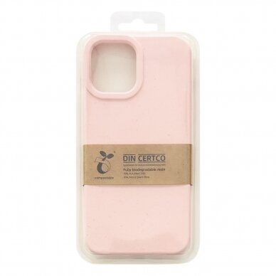 Dėklas Eco iPhone 11 Pro Max Silicone Cover Rožinis 2