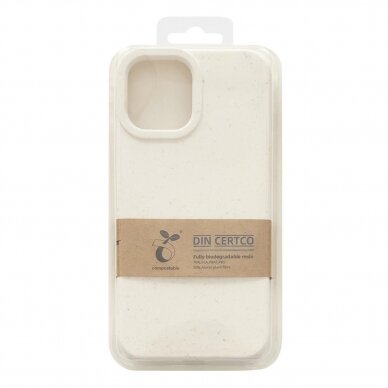 Dėklas Eco iPhone 11 Pro Max Silicone Cover Baltas 2