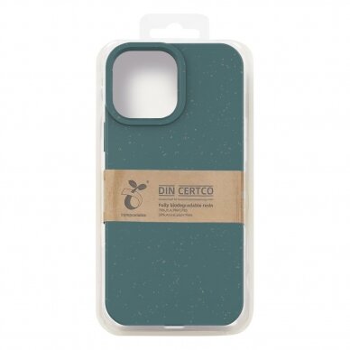 Dėklas Eco iPhone 12 Pro Max Silicone Cover Žalias 2