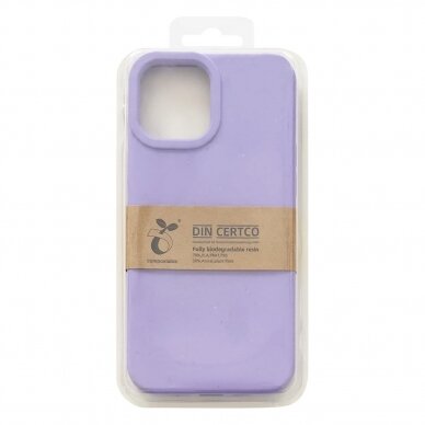 Dėklas Eco iPhone 12 Pro Max Silicone Cover Violetinis 2
