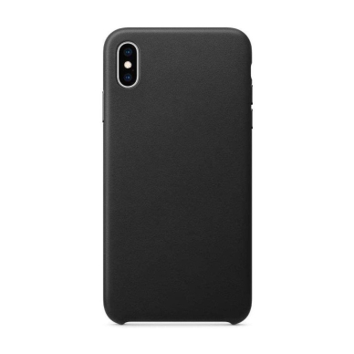Dėklas ECO Leather iPhone 12 Pro Max Juodas 1 Dėklas ECO Leather iPhone 12 Pro Max Juodas 1